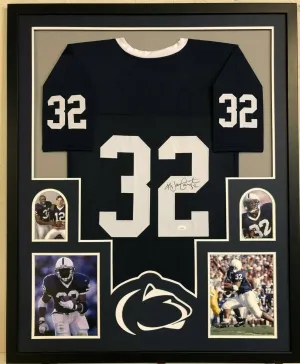 FRAMED PENN STATE KI-JANA CARTER AUTOGRAPHED SIGNED JERSEY JSA COA