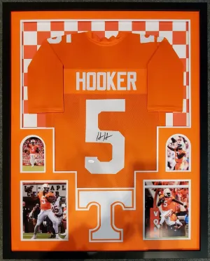 FRAMED TENNESSEE VOLUNTEERS HENDON HOOKER AUTOGRAPHED JERSEY JSA COA