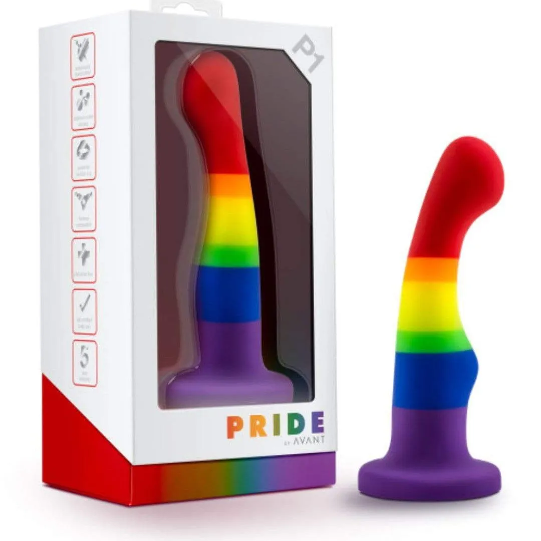Freedom 6 Inch Silicone Rainbow Suction Cup Dildo