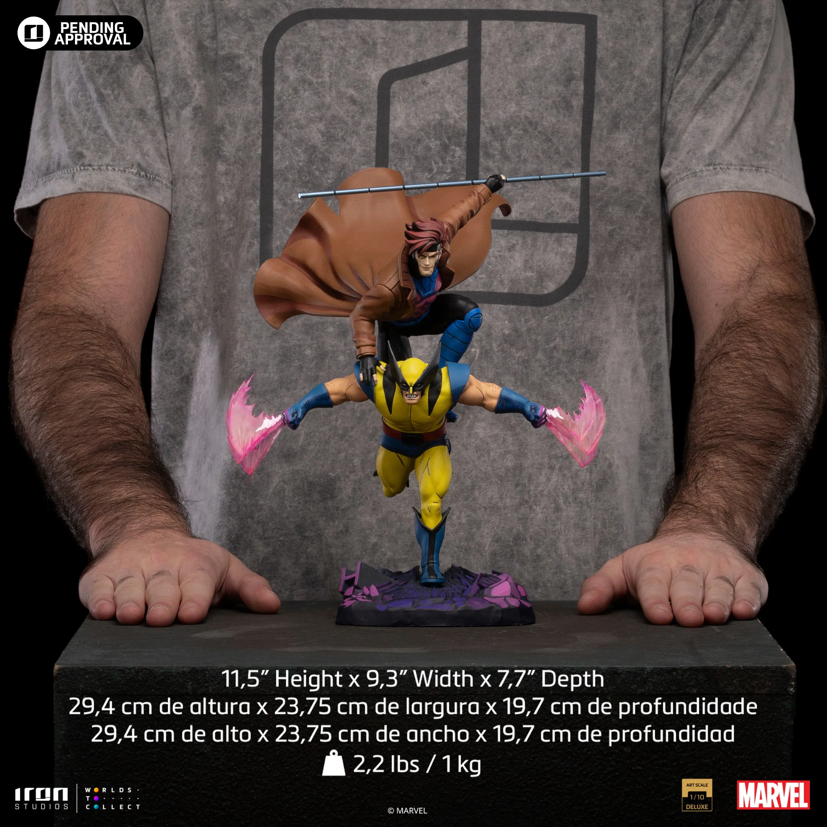 Gambit & Wolverine X-Men '97 1/10 Scale Statue Pre-order
