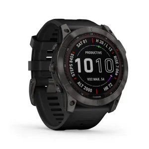 Garmin - fēnix 7X – Sapphire Solar Edition