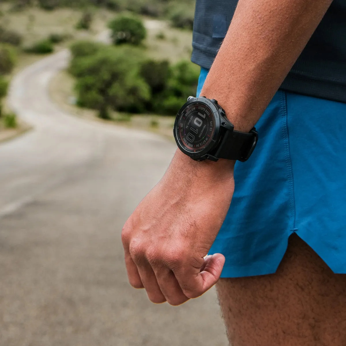 Garmin - fēnix 7X – Sapphire Solar Edition