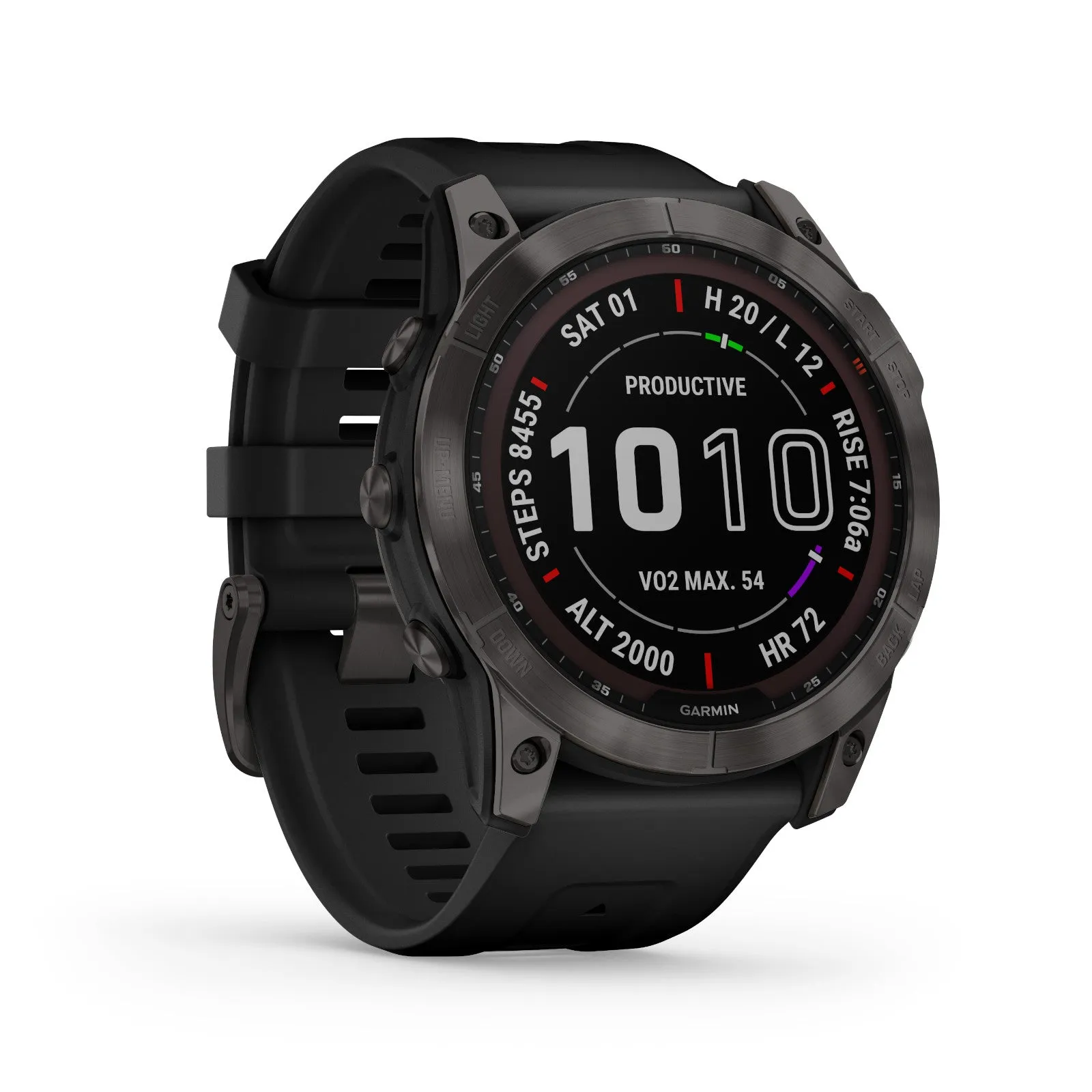 Garmin - fēnix 7X – Sapphire Solar Edition