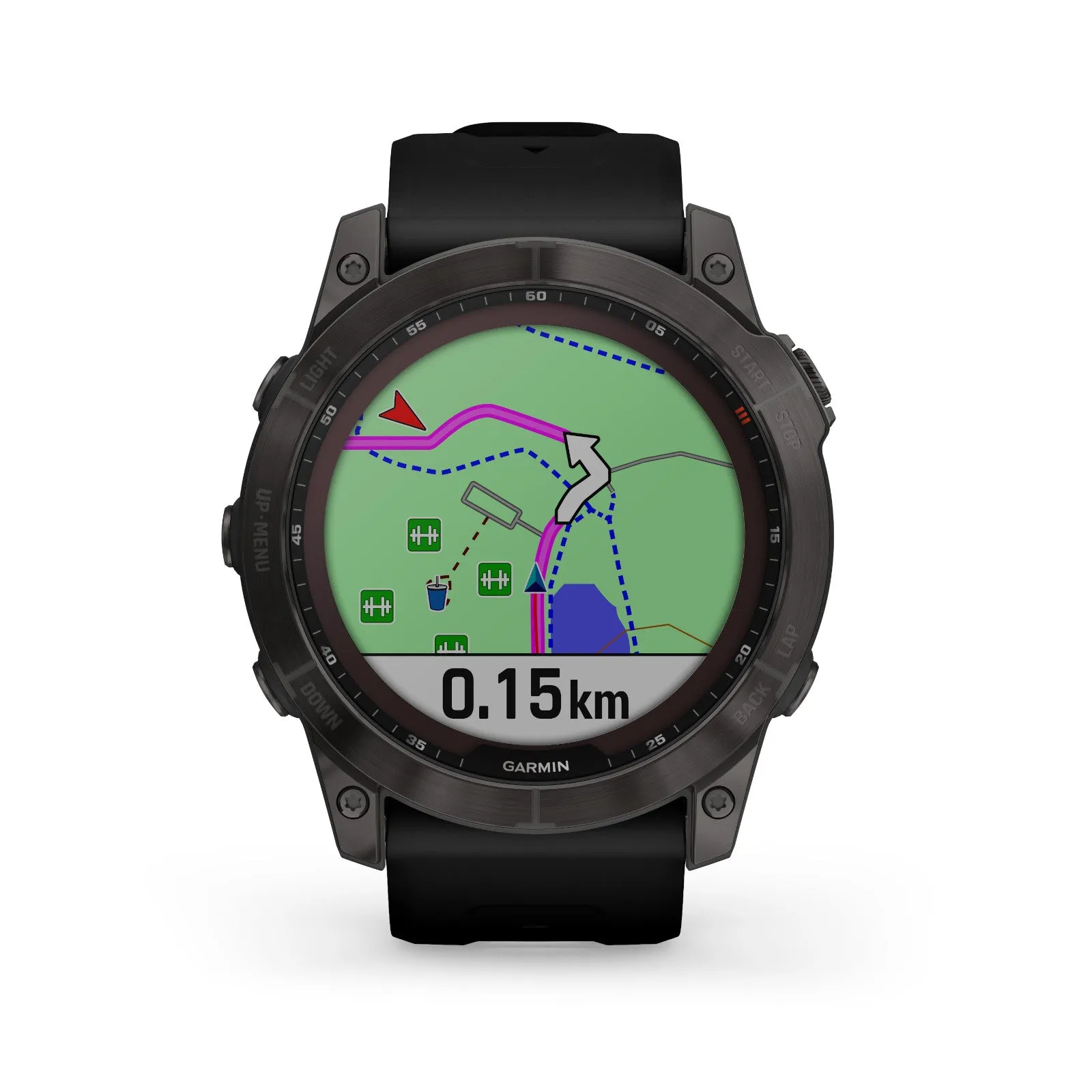 Garmin - fēnix 7X – Sapphire Solar Edition
