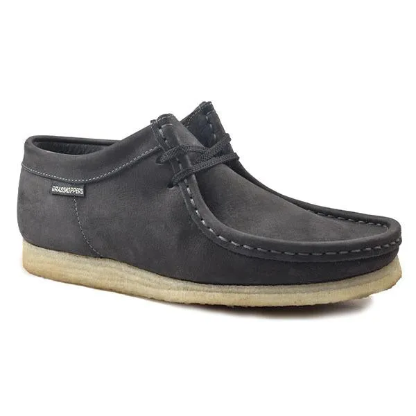 Grasshopper Mens Black Casual Lace-up Shoe
