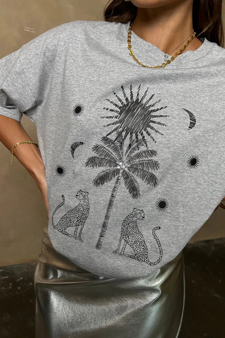 Grey Running Wild Tee