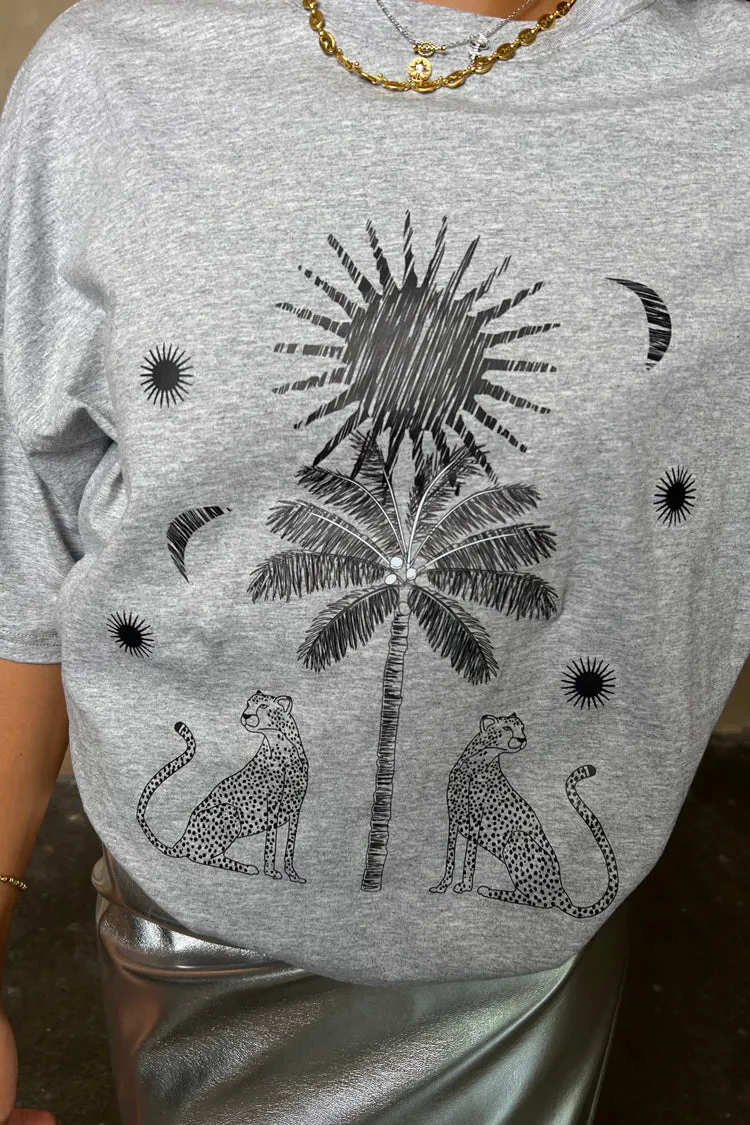 Grey Running Wild Tee