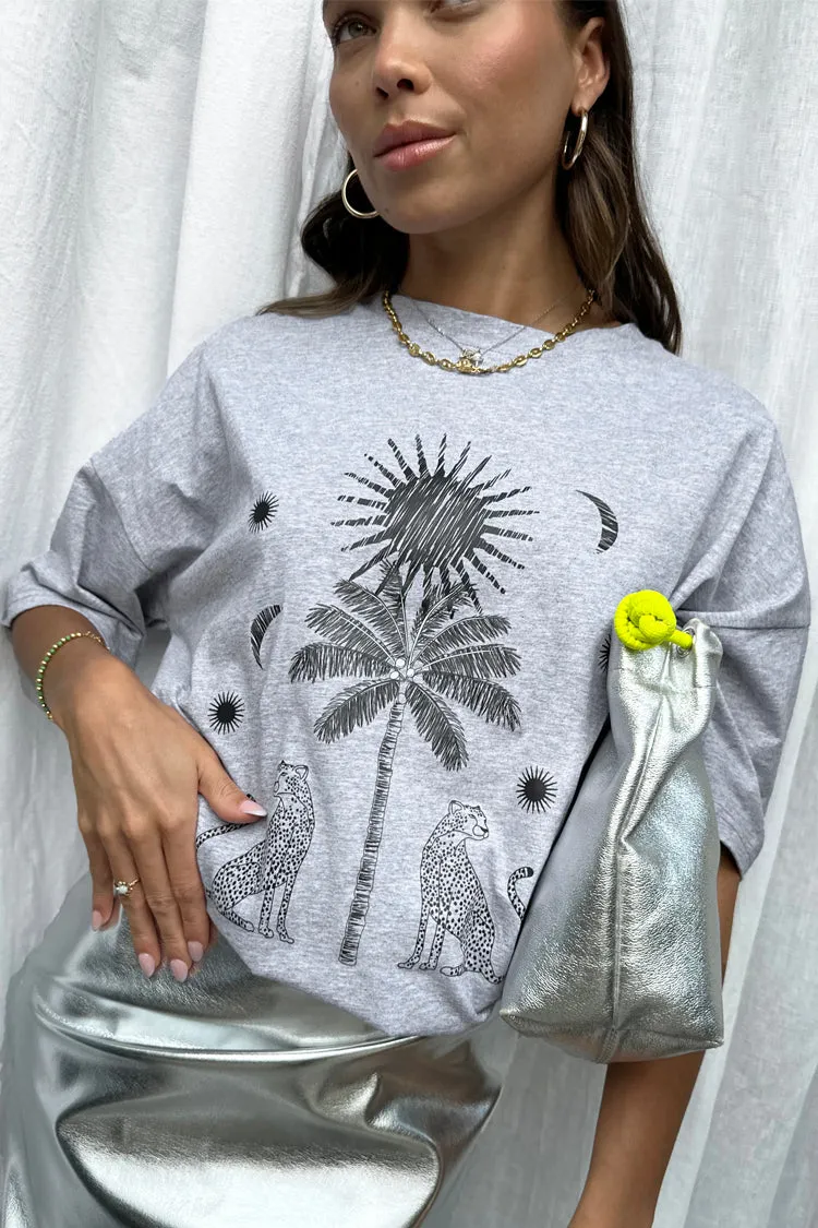 Grey Running Wild Tee