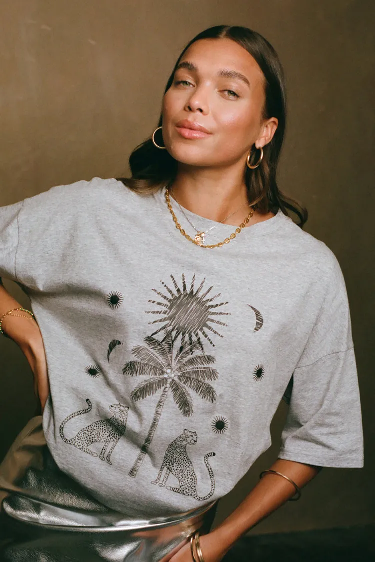 Grey Running Wild Tee