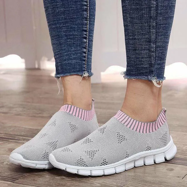 GS FreeWalk Knit | Sportieve instap sneakers van mesh voor dames