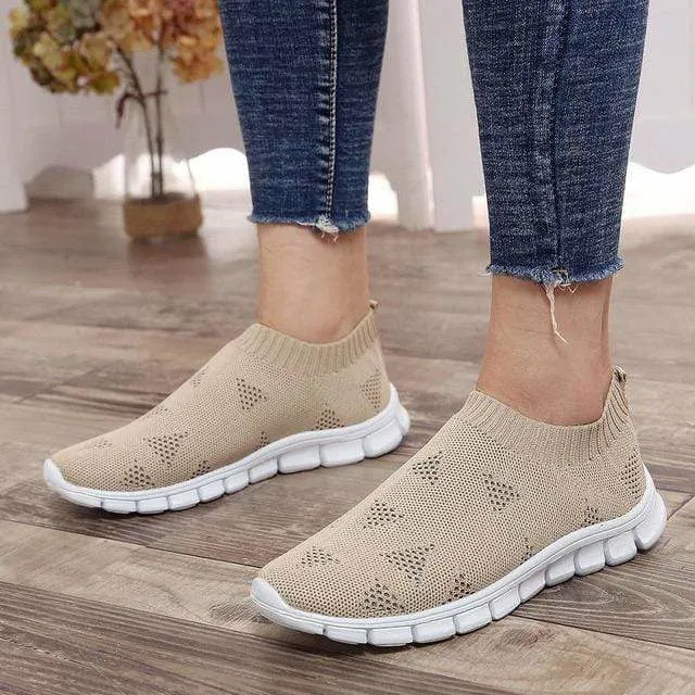 GS FreeWalk Knit | Sportieve instap sneakers van mesh voor dames