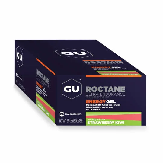 GU Energy Box Roctane Energy Gel, Strawberry Kiwi