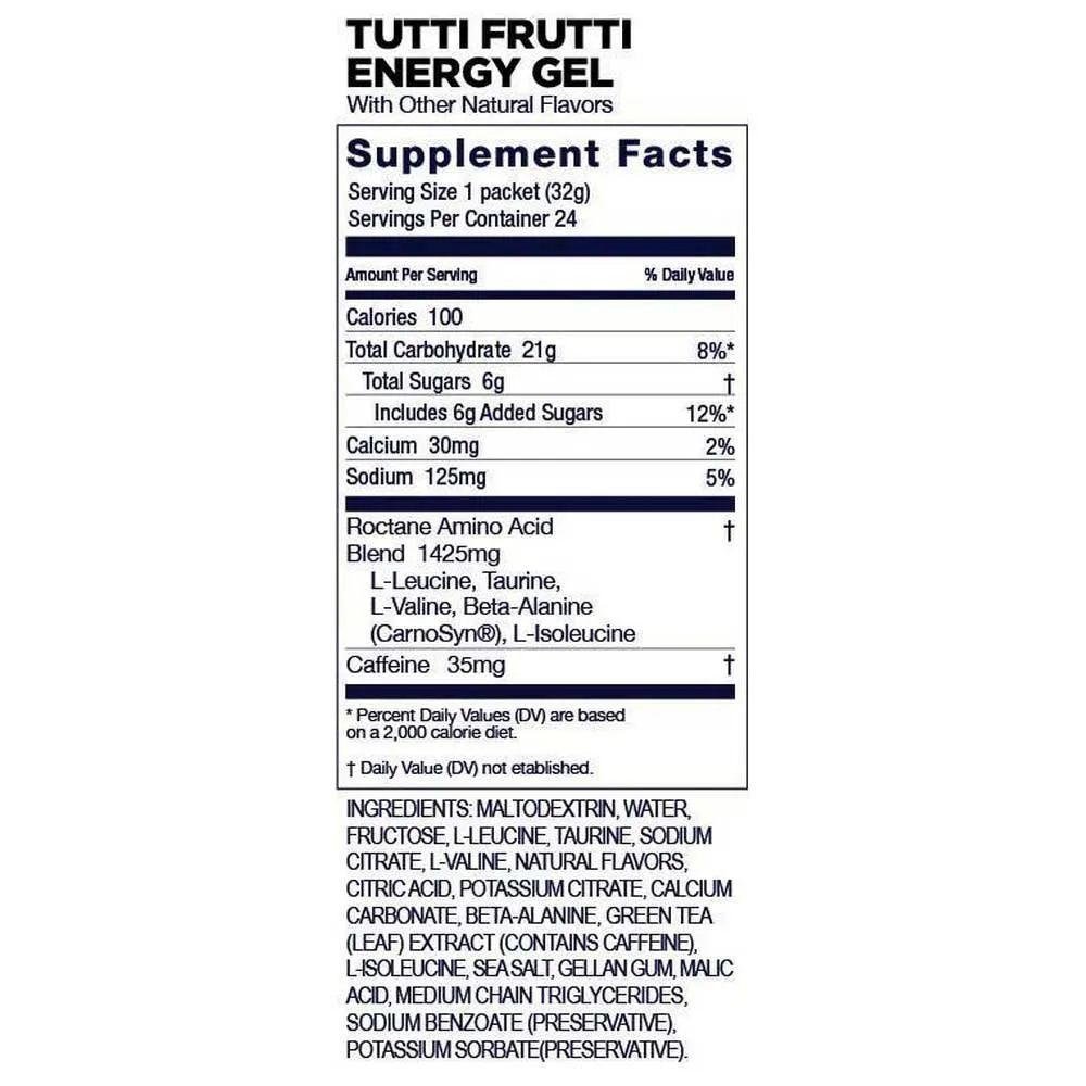 GU Energy Box Roctane Energy Gel, Tutti Frutti