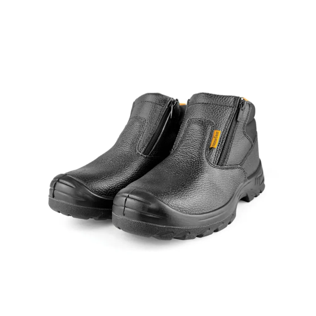 Hammerland Men Mid Cut with Double Zip Safety Shoes HAM-3009 GK