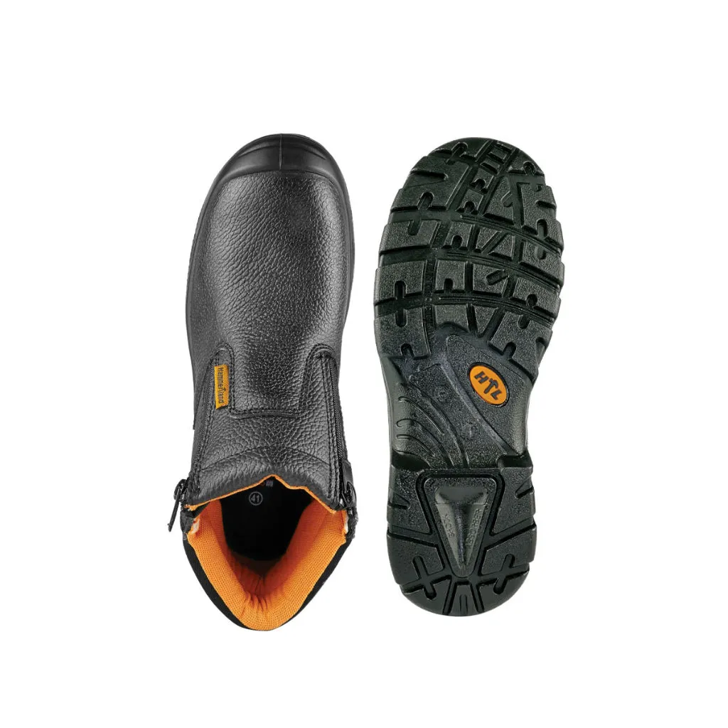 Hammerland Men Mid Cut with Double Zip Safety Shoes HAM-3009 GK