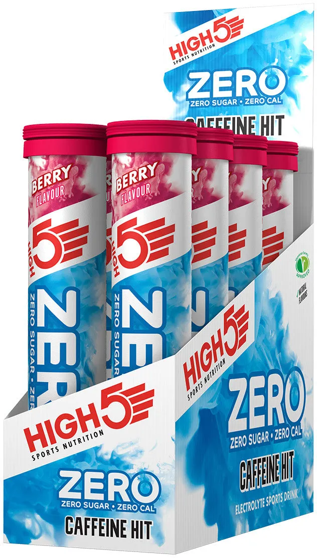 High 5 Zero Caffeine Hit Electrolyte Hydration Sports Drink Tablets (Box Of 8)
