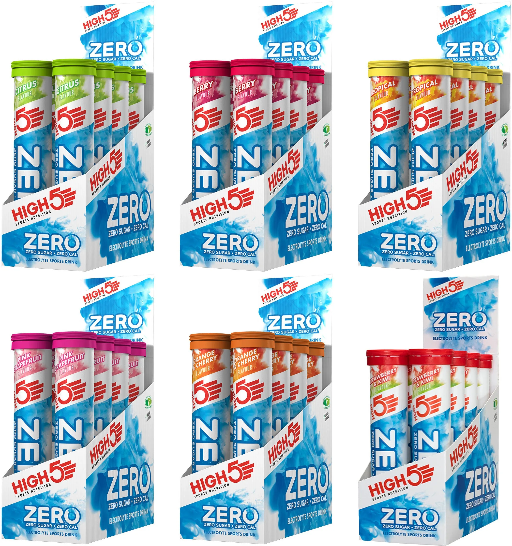 High 5 Zero Electrolyte Hydration Sports Drink Tablets (Box Of 8)