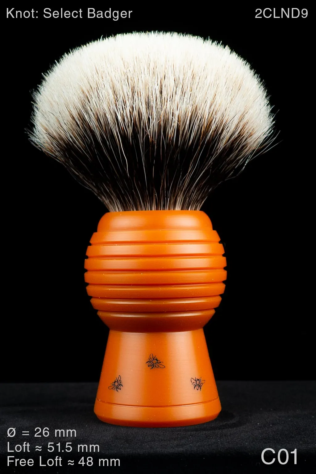 High-rise Beehive 26 mm Satin Butterscotch