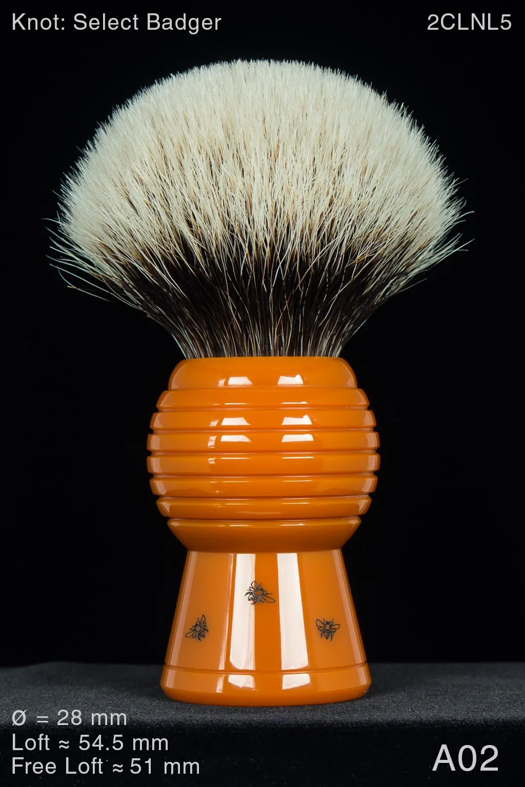 High-rise Beehive 28 mm Butterscotch