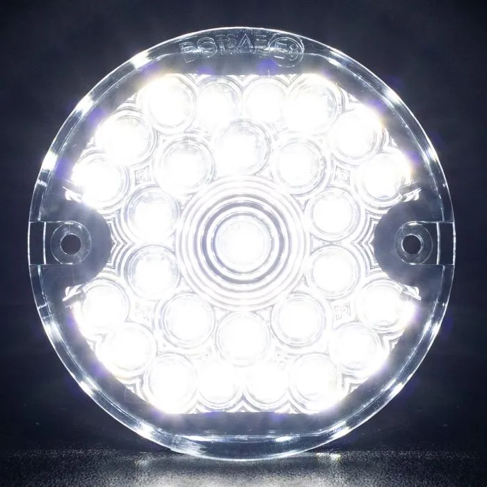 HOGWORKZ® Pro Grid™ LED Front Turn Signals for Harley-Davidson® | 1157 Base, Flat Lens