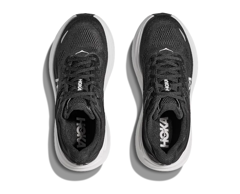 HOKA Men's Bondi 9 WIDE Black/White