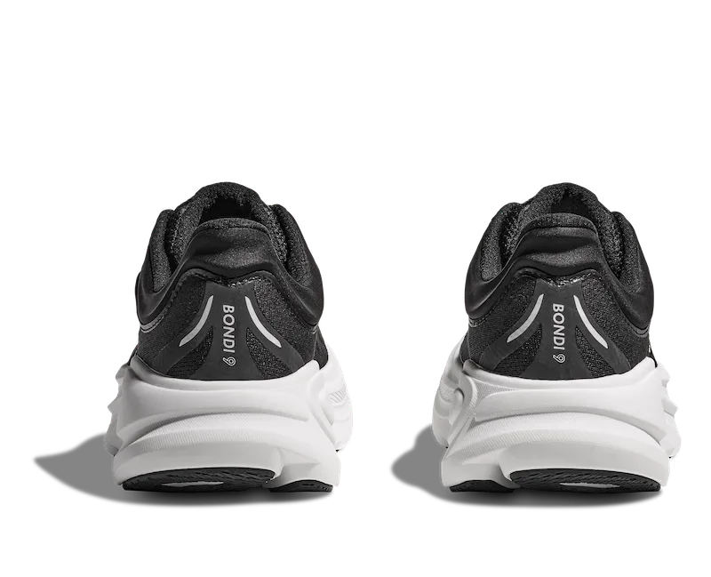 HOKA Men's Bondi 9 WIDE Black/White