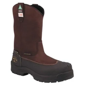 Honeywell 65 Series Safety Footwear, Size 8; Leather; Thermoplastic Urethane, 65396-BRN-080