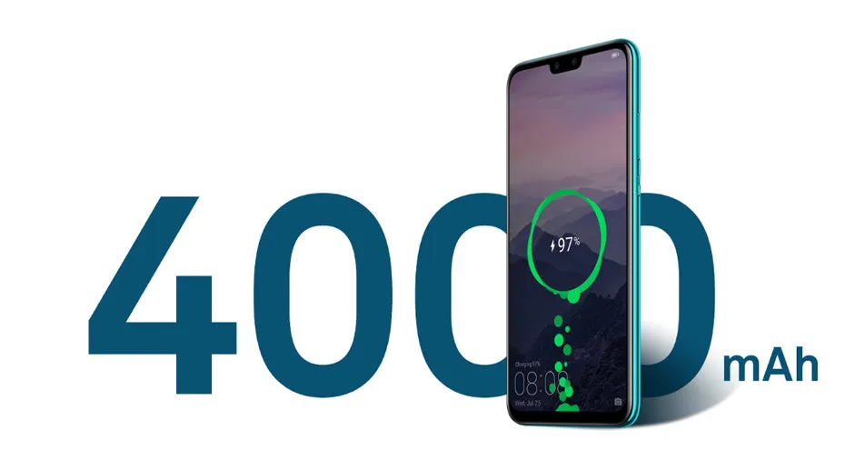 Huawei Enjoy 9 Plus OTA Update Y9 2019 Smartphone 6.5'' 6 128GB Android 8.1 4000mAh Battery 4*Cameras Mobile Phone Blue