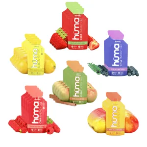 HUMA Energy Gels Value Pack All Fruits 24CTS