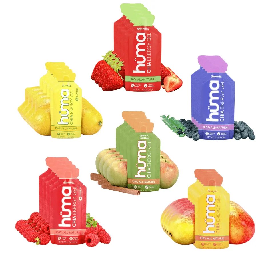 HUMA Energy Gels Value Pack All Fruits 24CTS