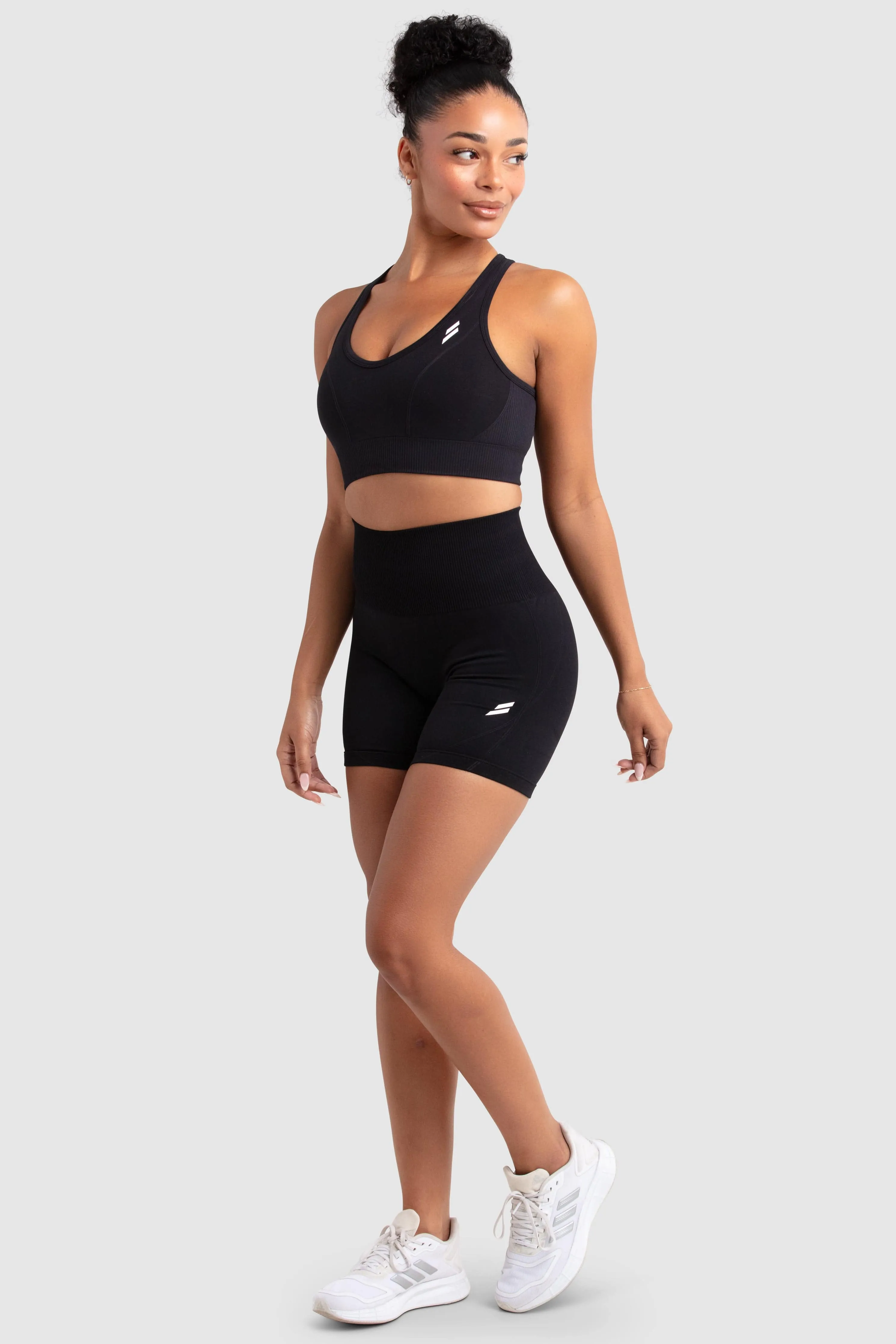 Hyperflex 2 Crop - Jet Black