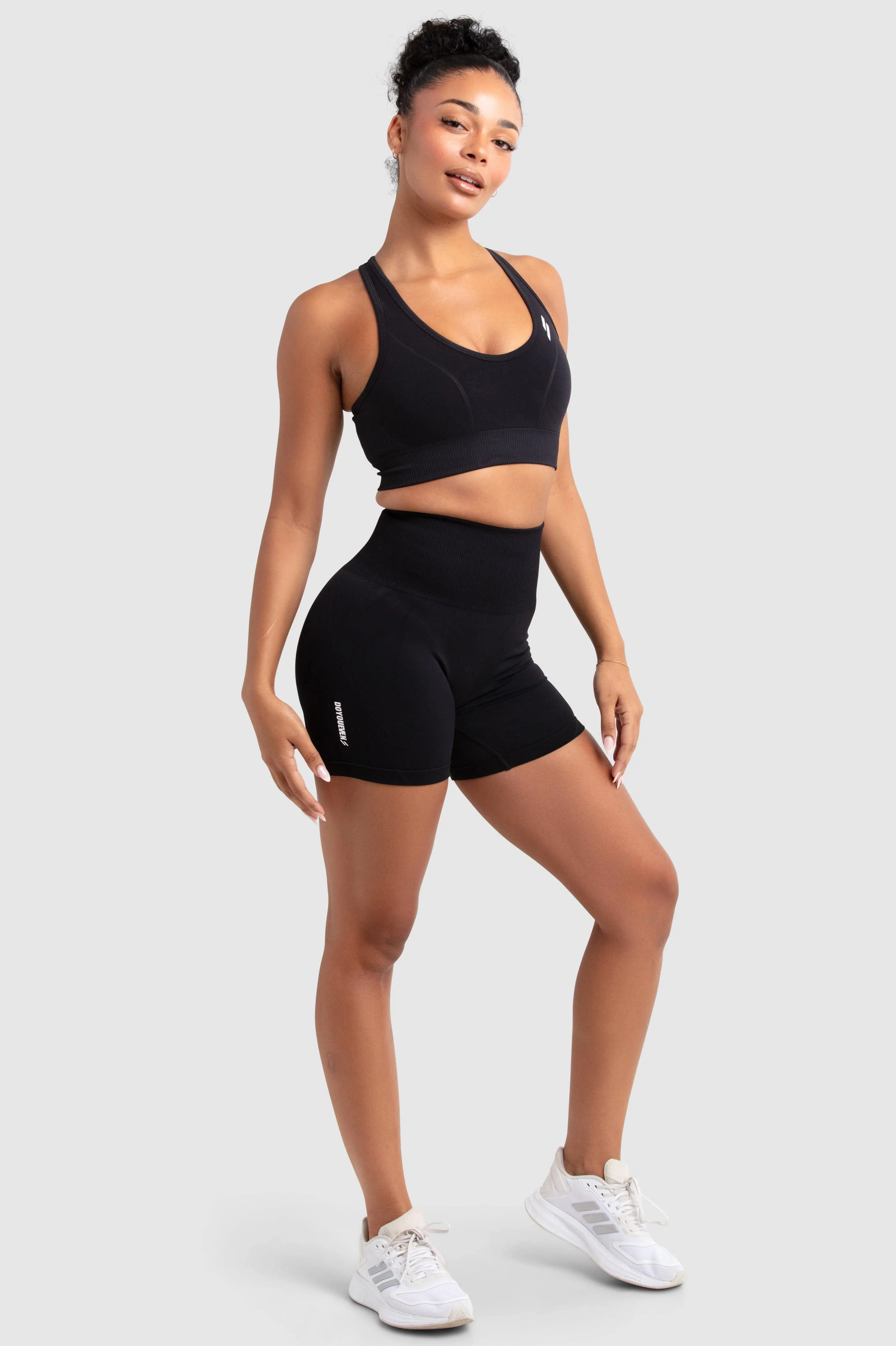 Hyperflex 2 Crop - Jet Black
