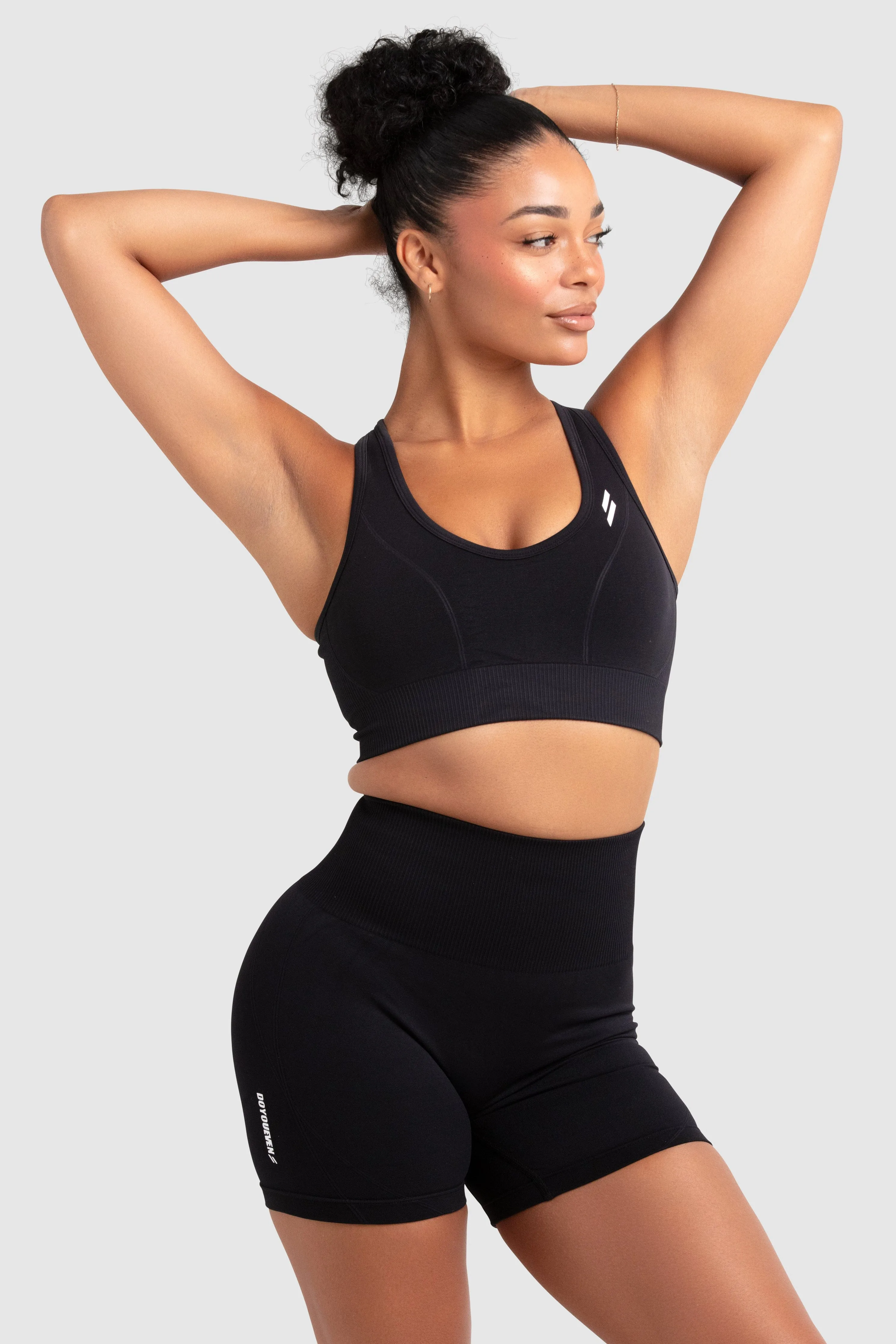 Hyperflex 2 Crop - Jet Black