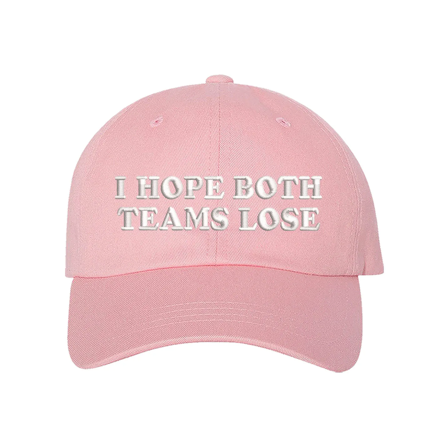 I Hope Both Teams Lose Baseball Hat