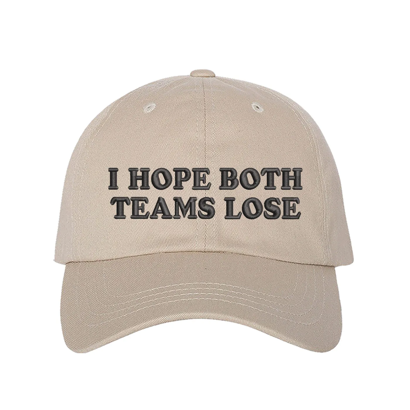I Hope Both Teams Lose Baseball Hat