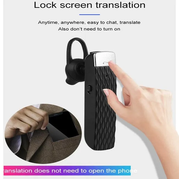 Intelligent Voice Translation Earphone 33-Language Translator Bluetooth