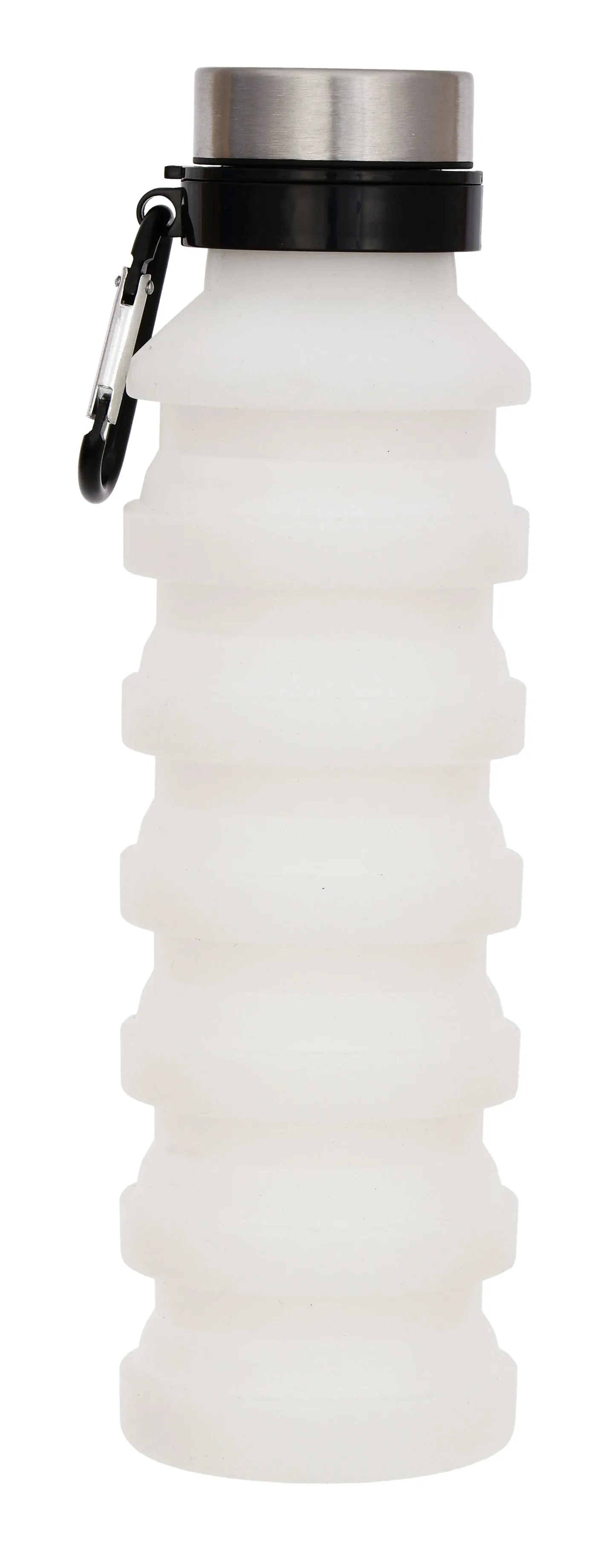 Iscream Glow in the Dark Silicone Collapsible Water Bottle