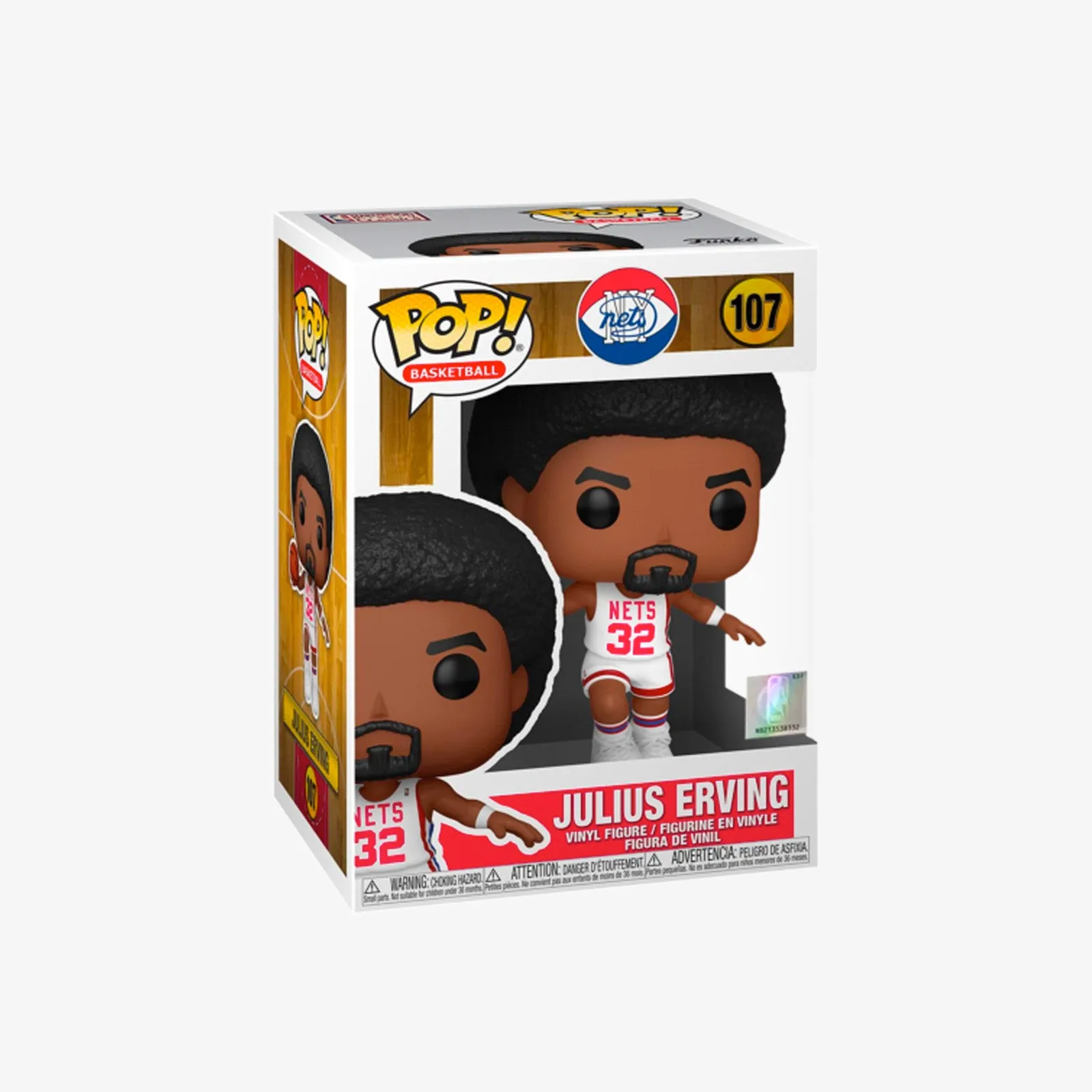 Julius Erving New York Nets NBA Legends Pop! Vinyl