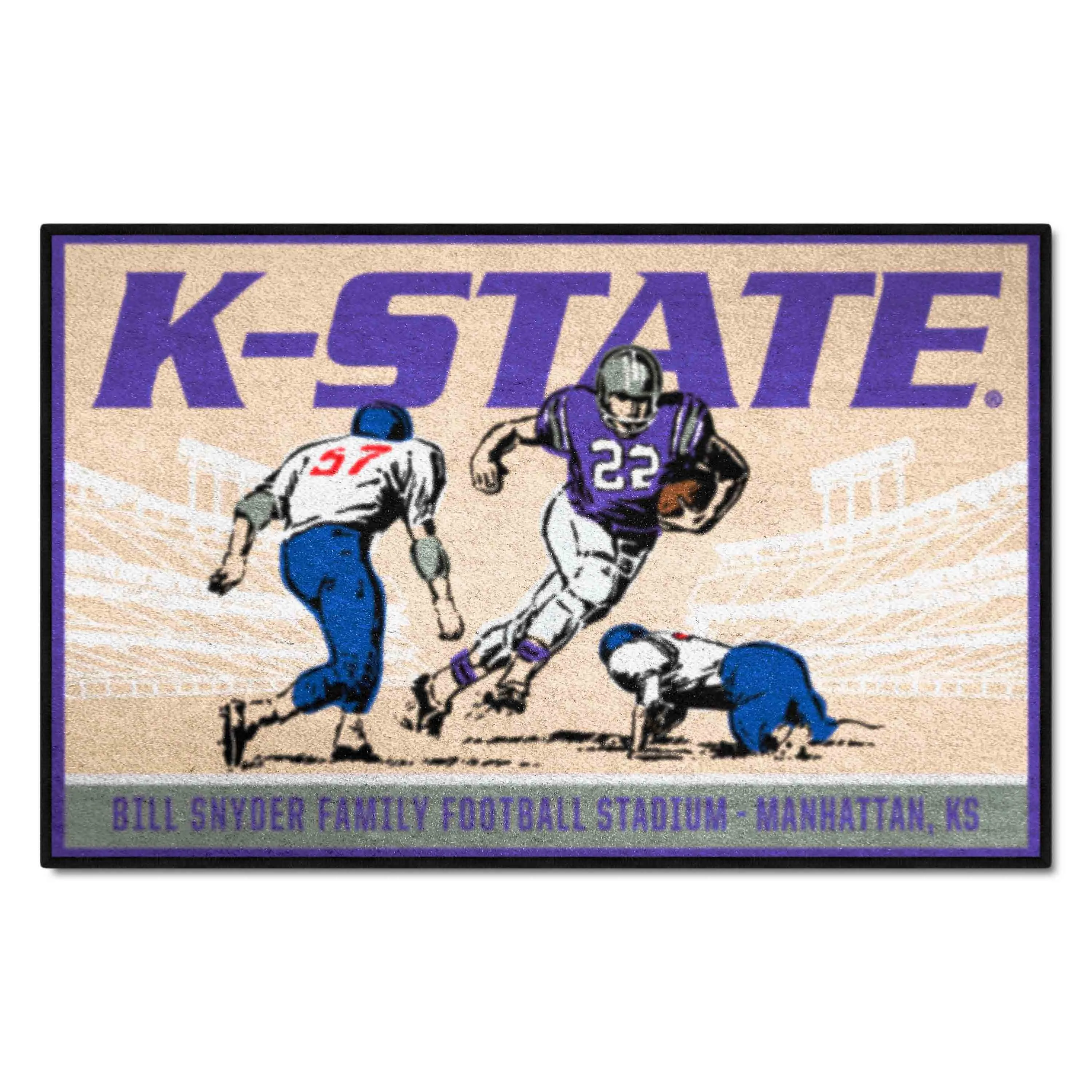 Kansas State University Starter Mat - Ticket