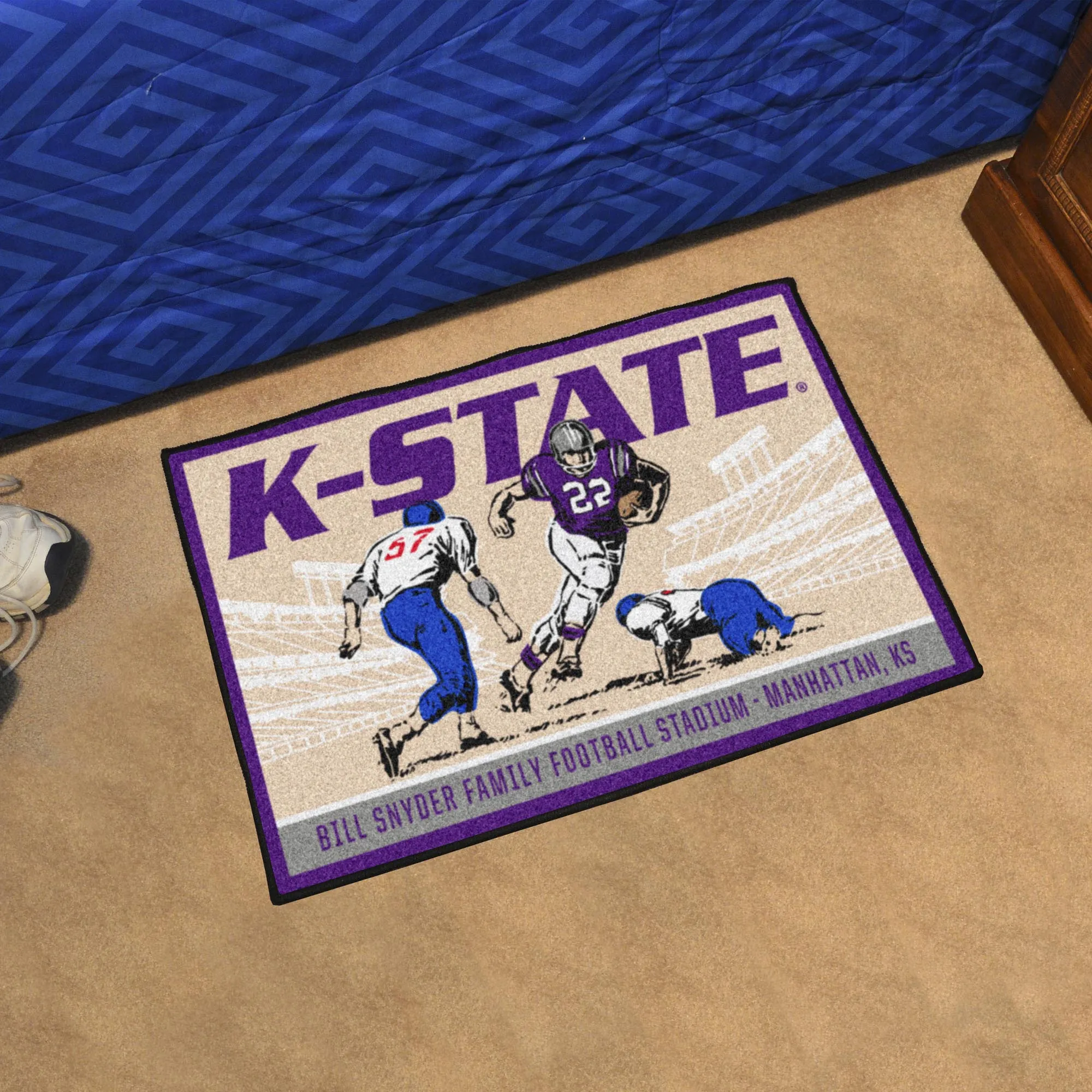 Kansas State University Starter Mat - Ticket