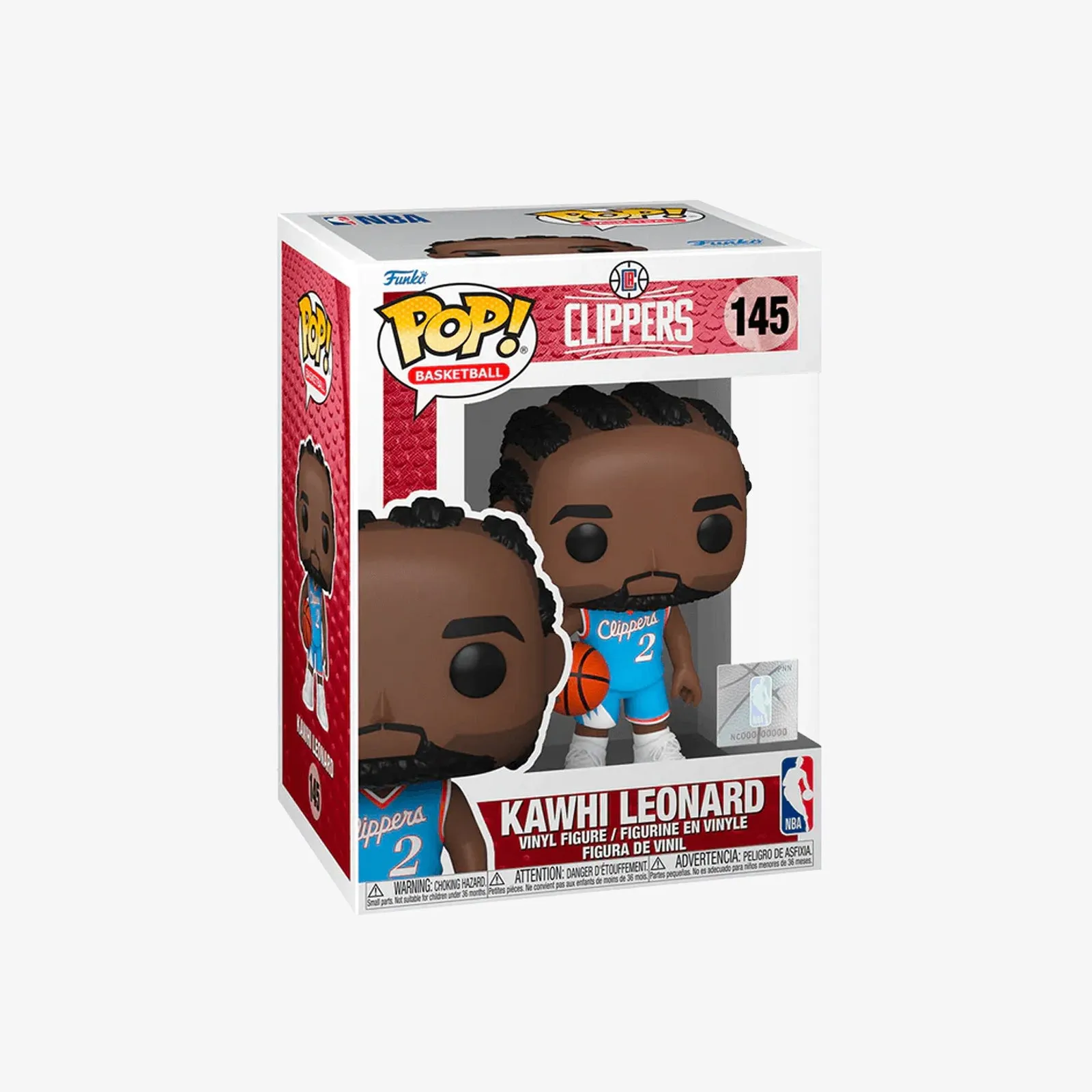 Kawhi Leonard Los Angeles Clippers City Edition NBA Pop! Vinyl - Blue
