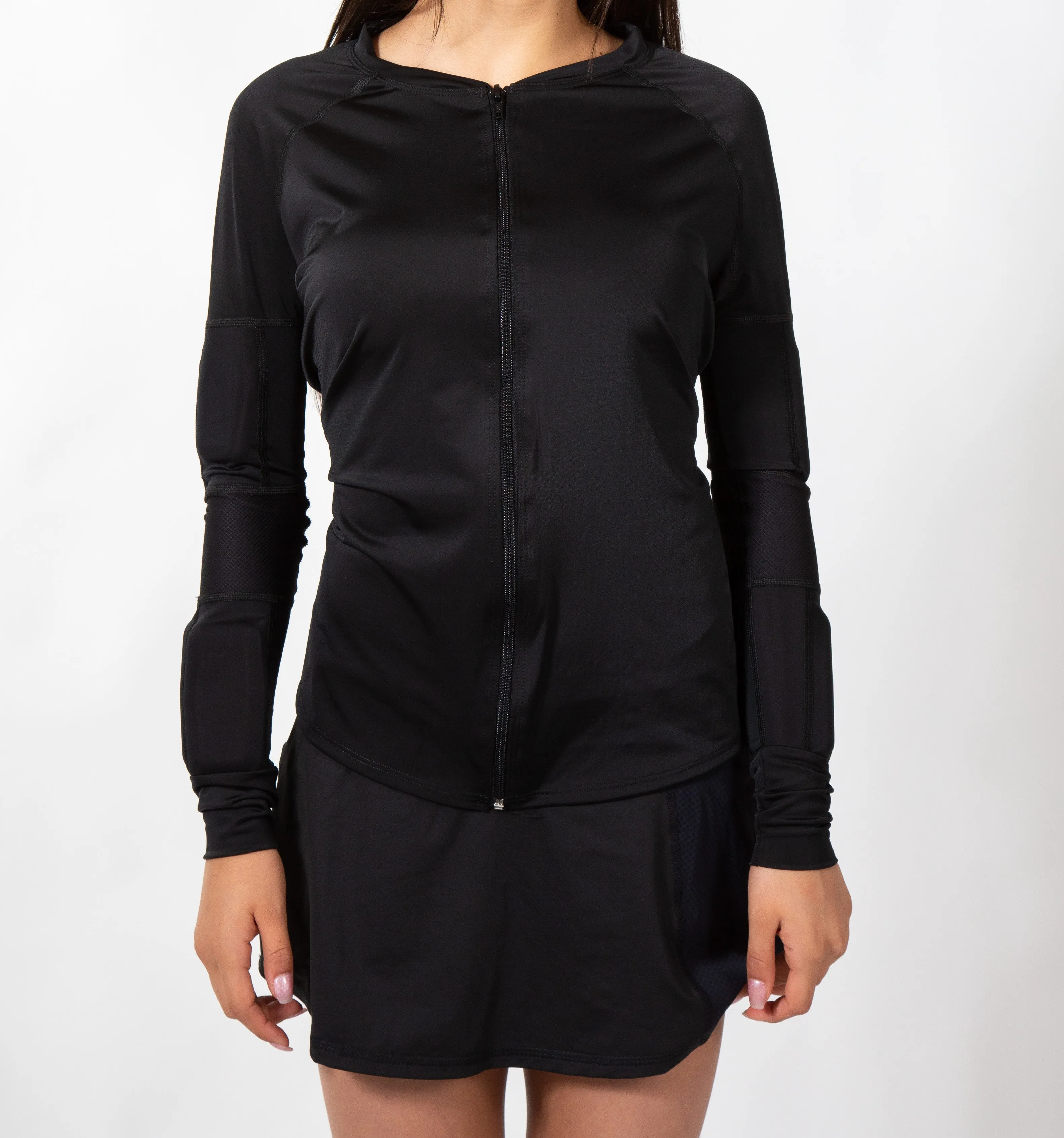 KILOGEAR Women's MICRO Weighted Perfect Balance Zip-Up Top