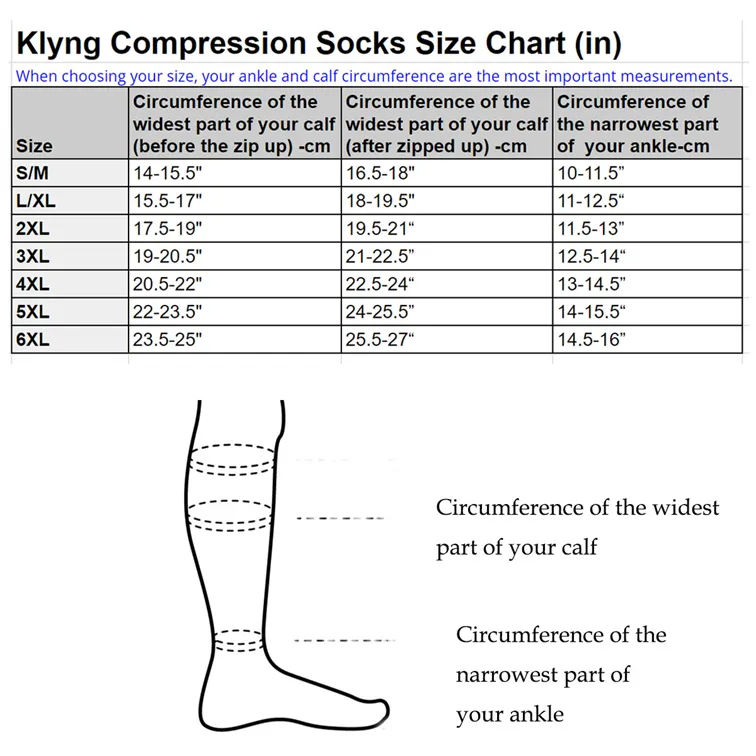 Klyng Unisex Pro Pickleball Lines-Up Grey Graduated Compression Calf Sleeves
