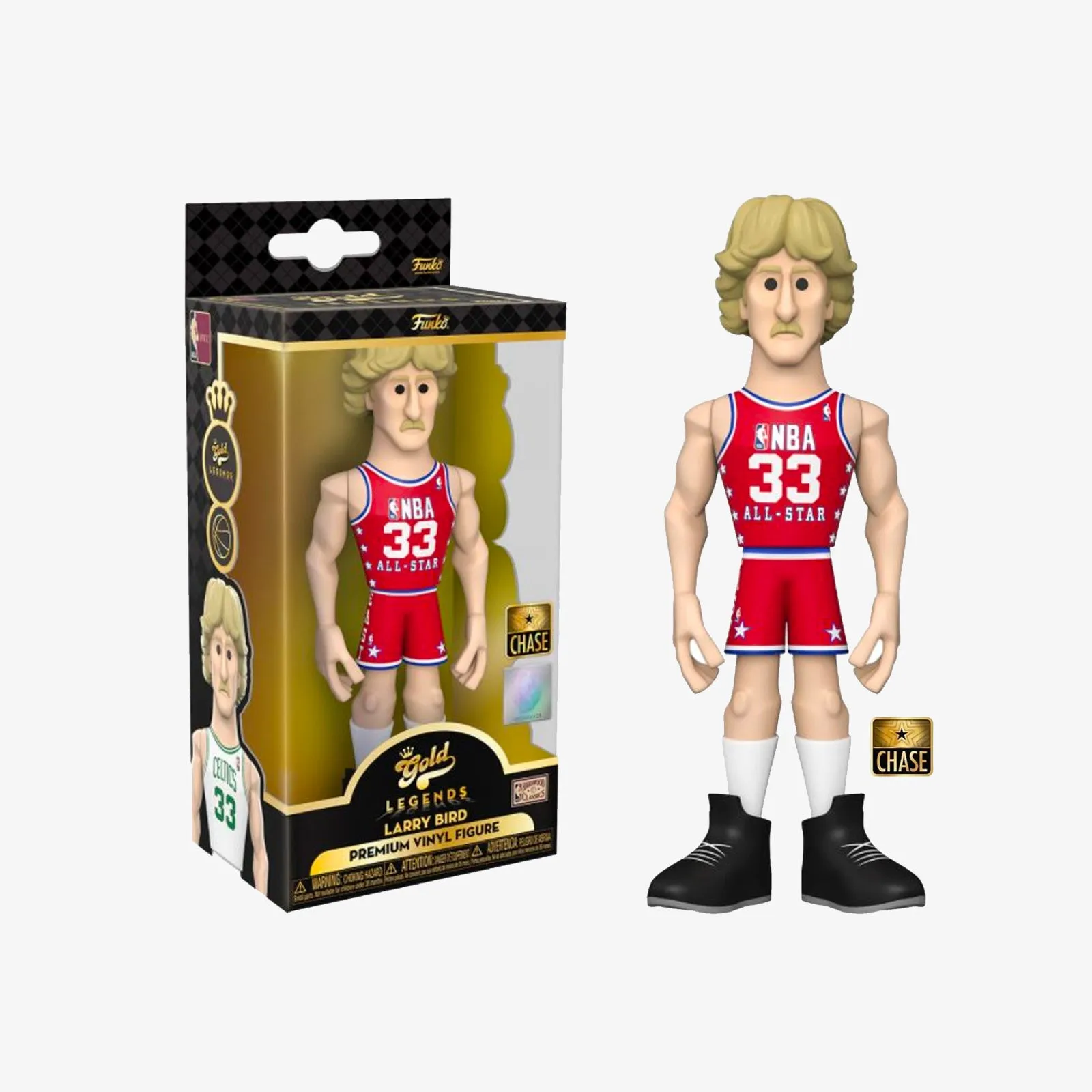 Larry Bird Boston Celtics NBA Legends 5" Vinyl Gold