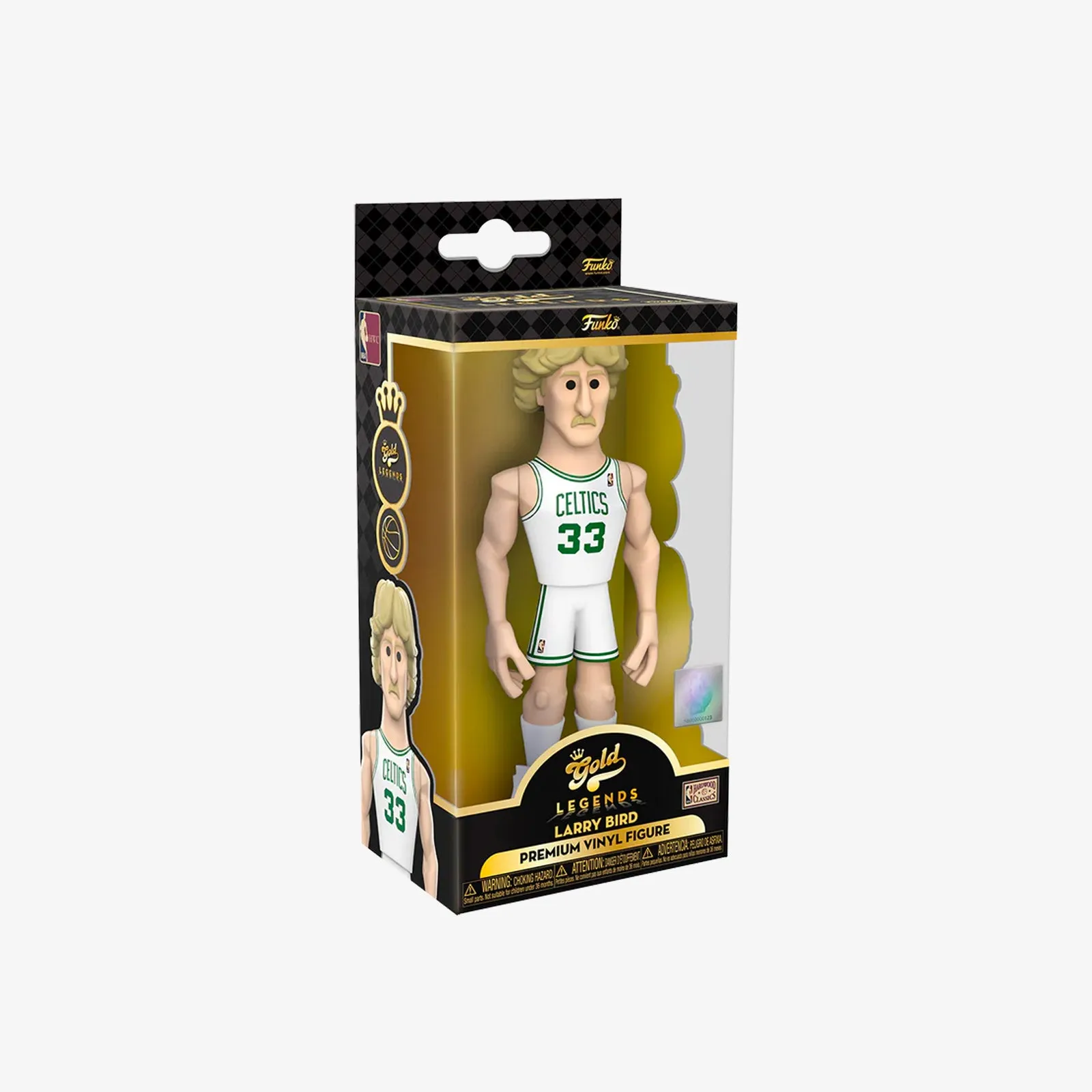 Larry Bird Boston Celtics NBA Legends 5" Vinyl Gold