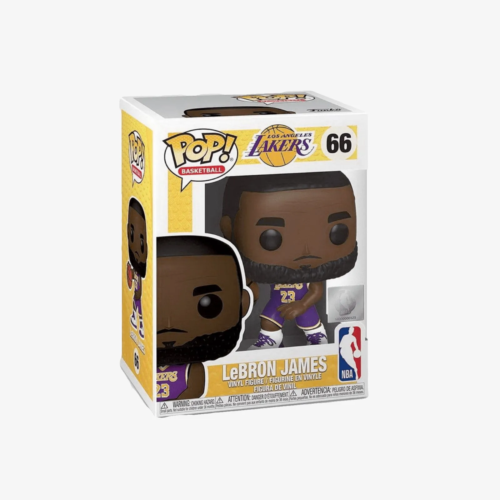 LeBron James Los Angeles Lakers NBA Pop! Vinyl - Statement - Purple