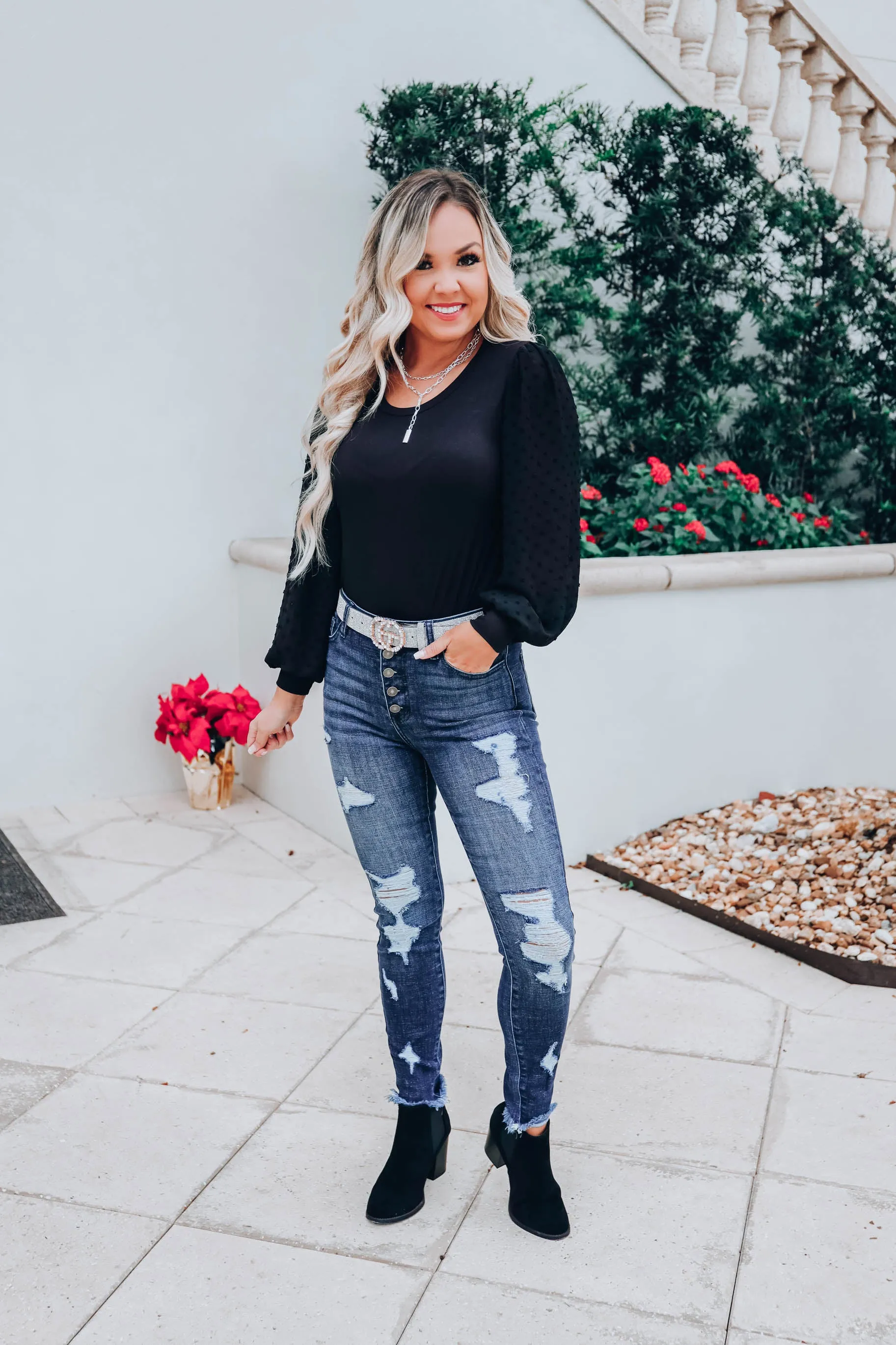 Let's Take A Trip Top - Black