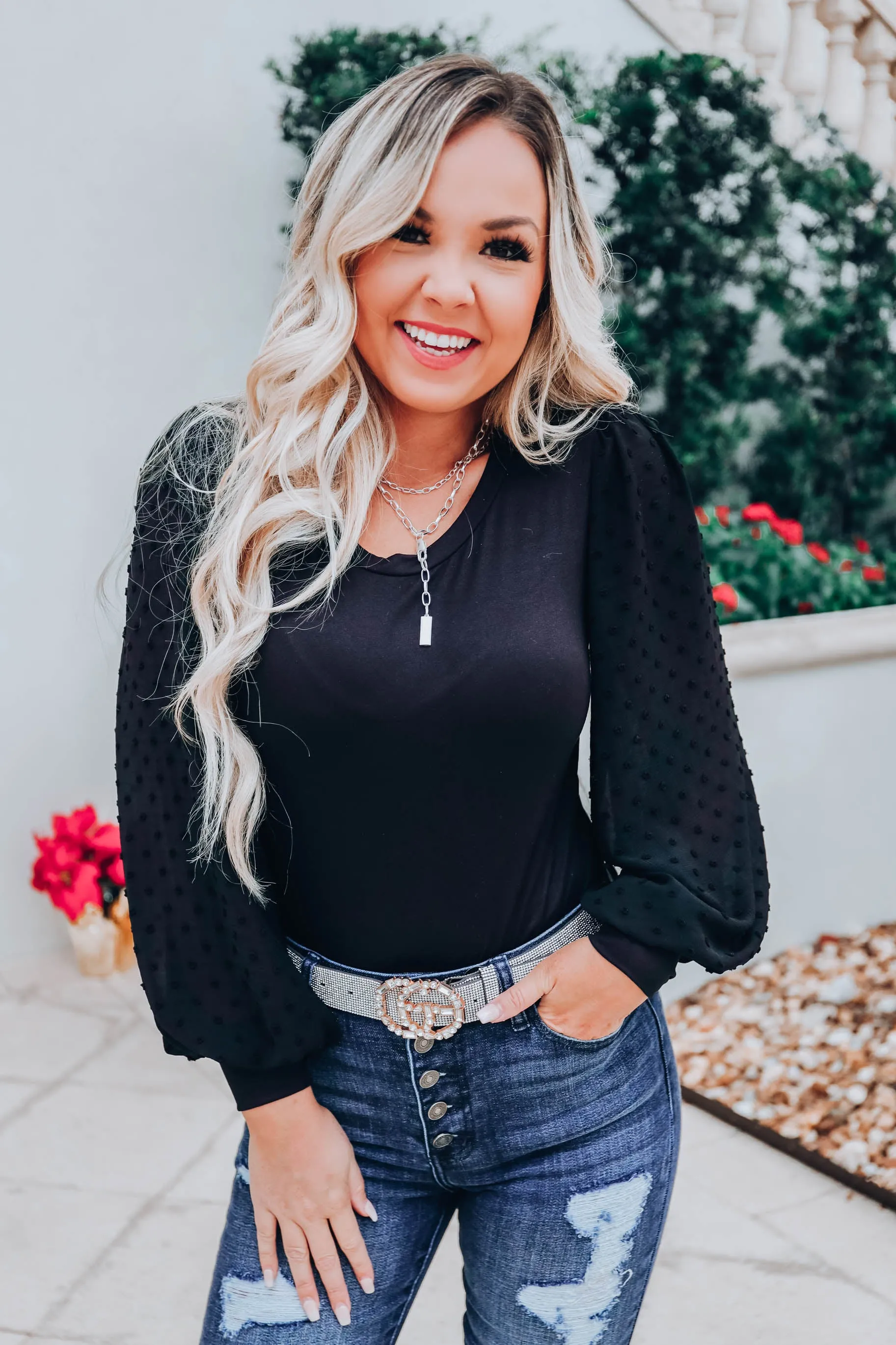 Let's Take A Trip Top - Black
