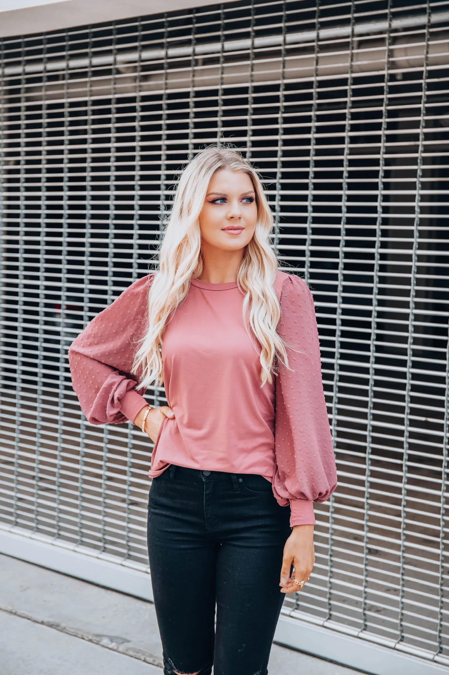 Let's Take A Trip Top - Mauve