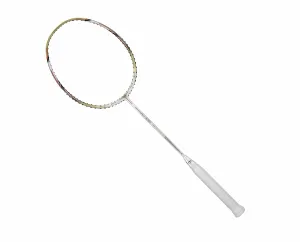 Li-Ning Aeronaut 9000 4U Badminton Racket - White / Pale Gold